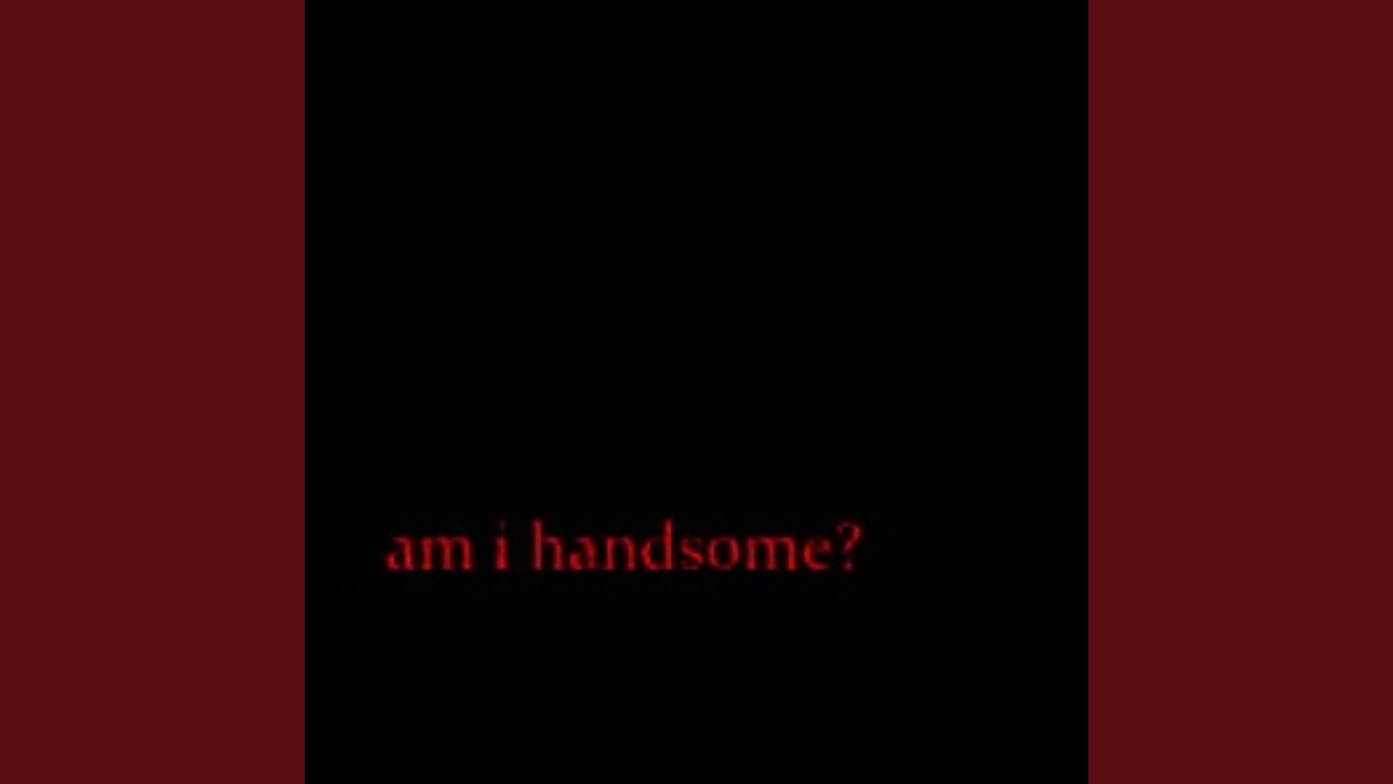 am i handsome?