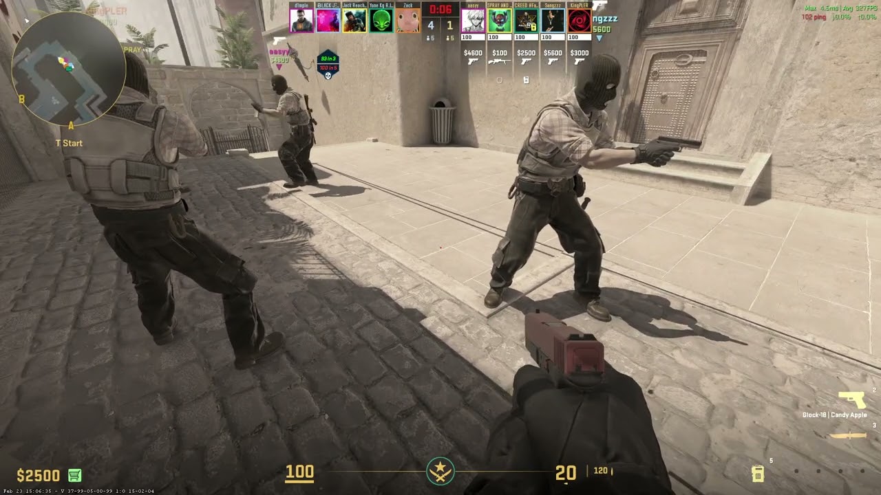 Mirage 13-10 Hard Fought Victory 🔥 | CS2 Intense Match