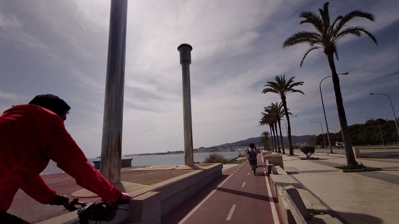 Teil 3 von 3: Radtour von der Playa de Palma (Ballermann) zum Hafen Palma de Mallorca (Teil 3)