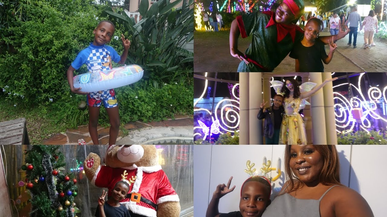 Part 2: Grocery shopping 🛒|Swimming 🥽|We went to see the Christmas lights