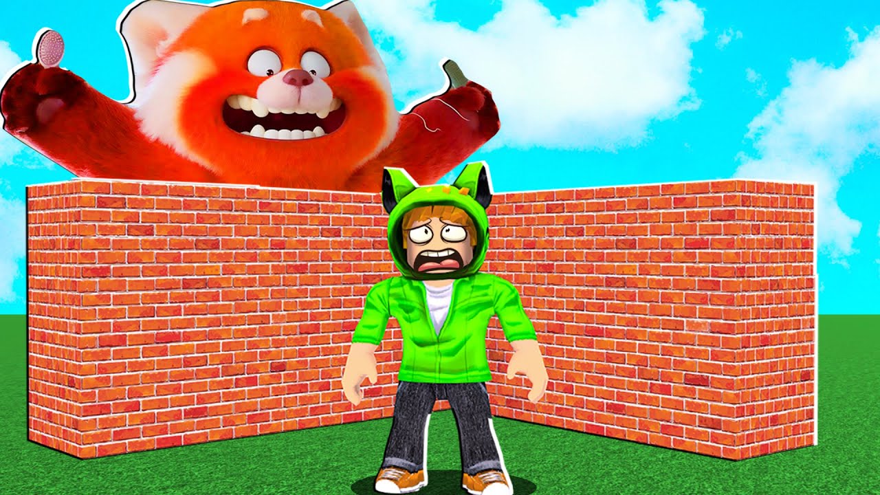TAJNA BAZA VS TURNING RED W ROBLOX!?