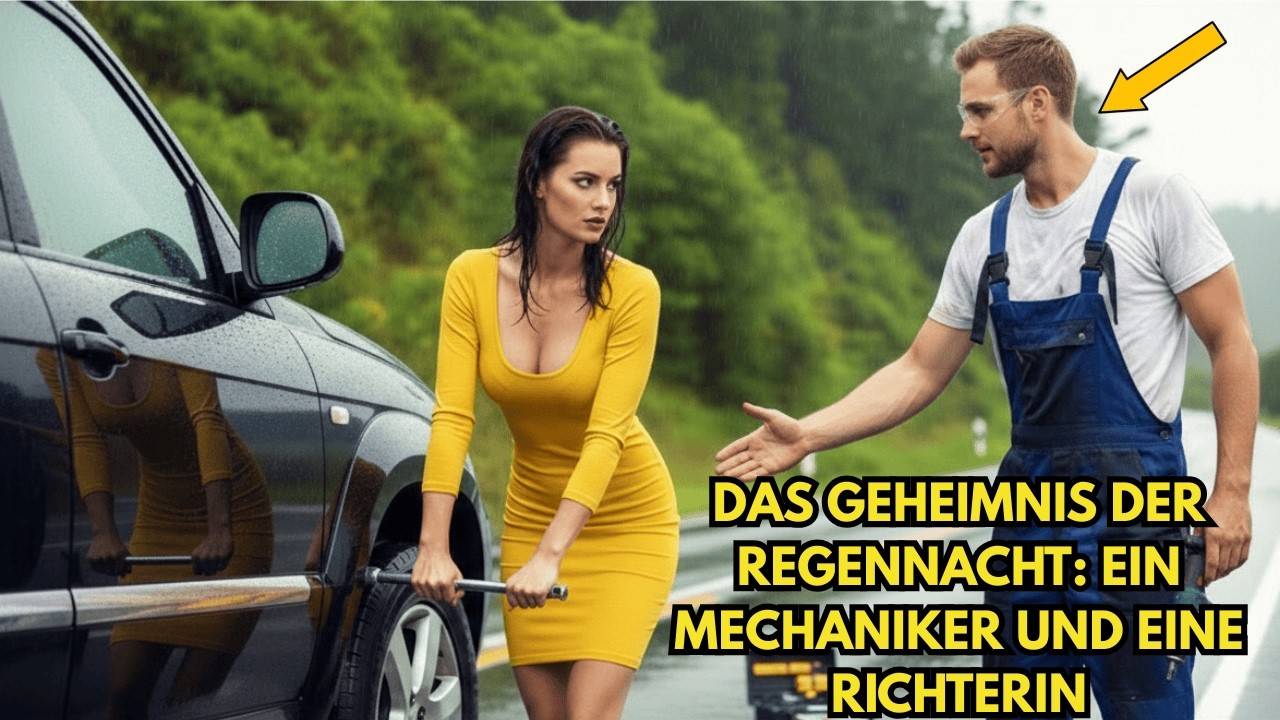 🛠️ Ein einfacher Mechaniker rettet eine Frau im Sturm – Er ahnt nicht, WER sie wirklich ist! ⚖️