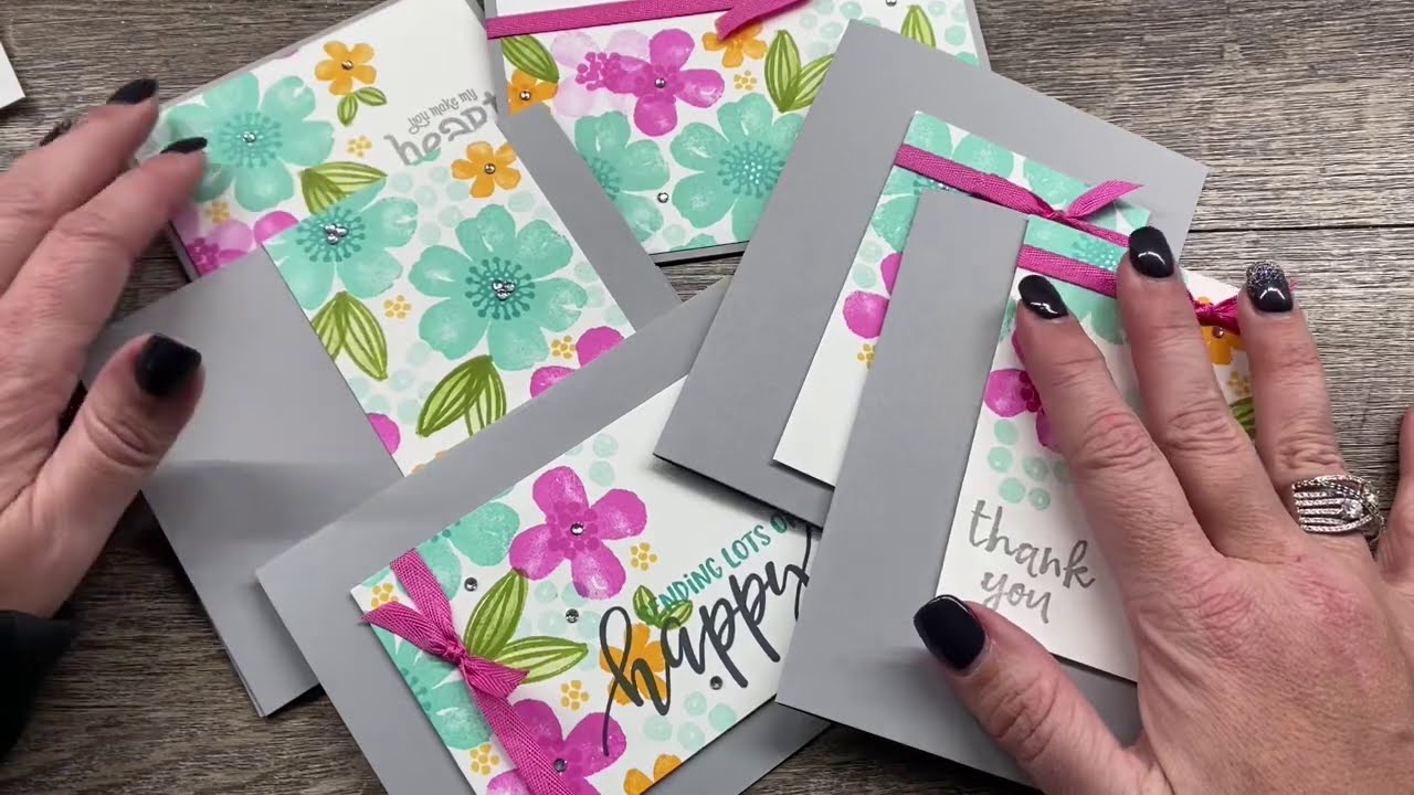 Create 6 cards from this fabulous One Sheet Wonder