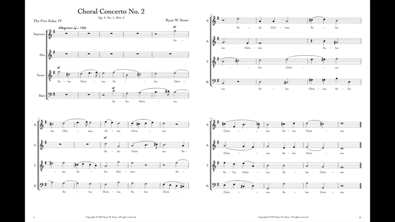 Ryan W. Stone - Choral Concerto No. 2: The Five Solas (Demo)