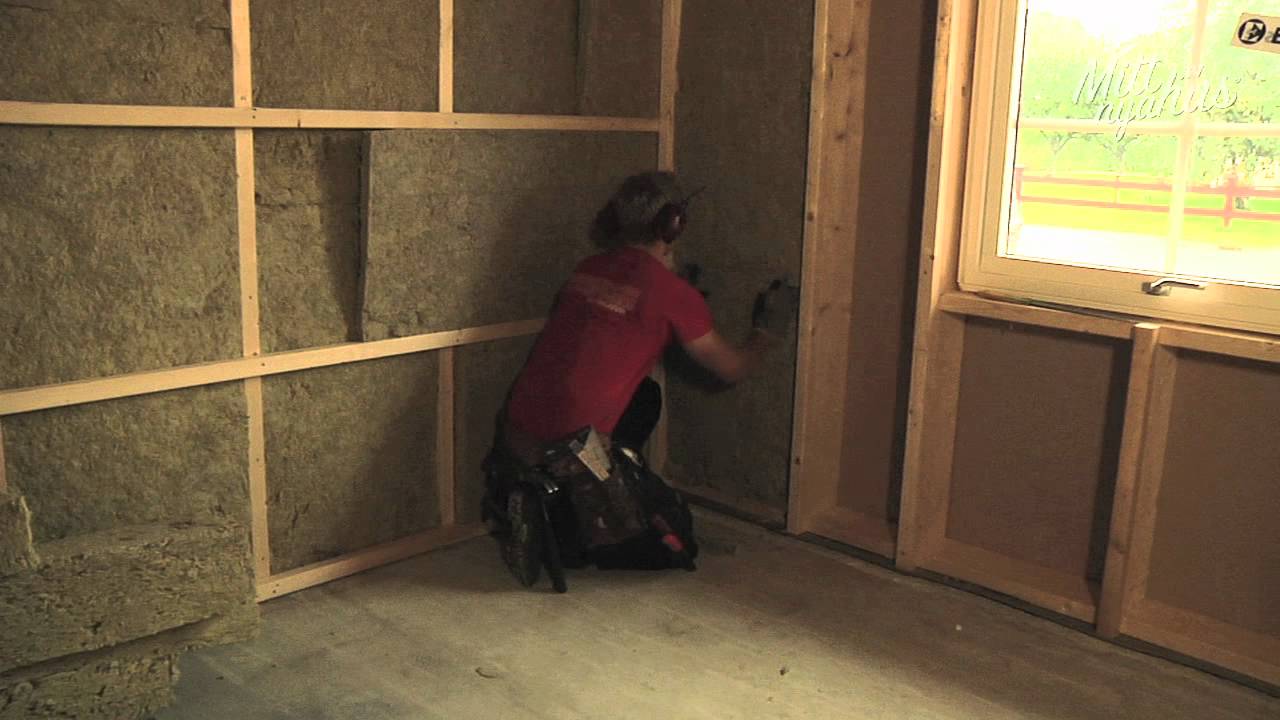 Hur g&ouml;r snickaren - Isolering av ytterv&auml;gg