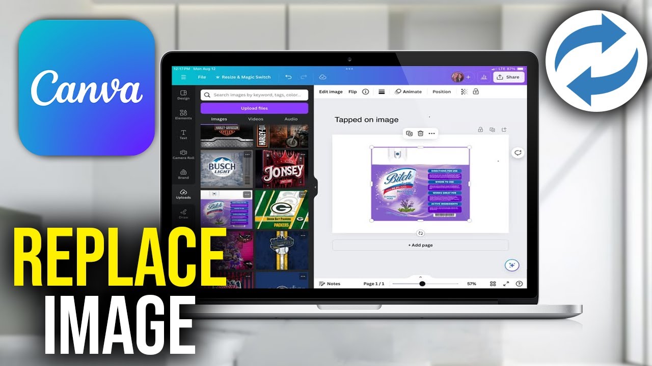 How To Replace Image In Canva