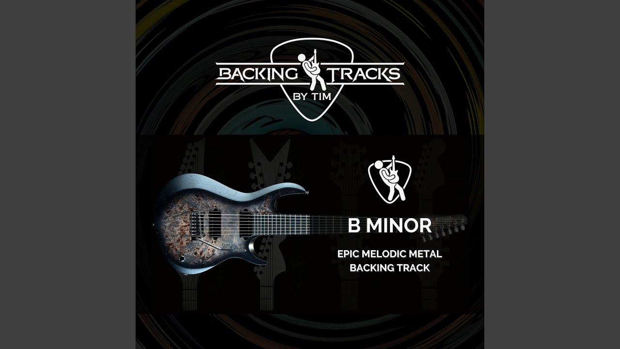 Epic Melodic Metal Backing Track in B Minor