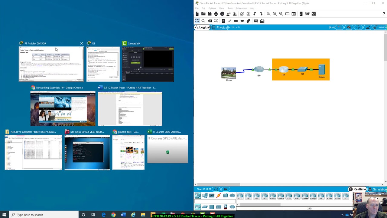 CTI120-SP19 Packet Tracer 9.5.1.2 - Putting It All Together