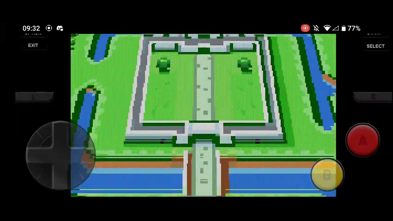 Jogando jogos de GBA!!!