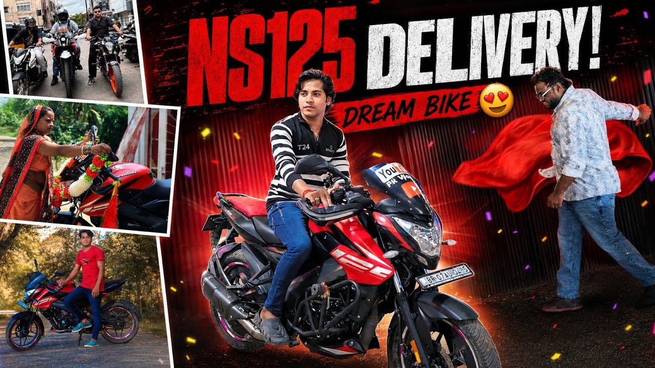 Finally Taking Delivery Of My Dream Bike ( pulser ns 125) 🔥🔥