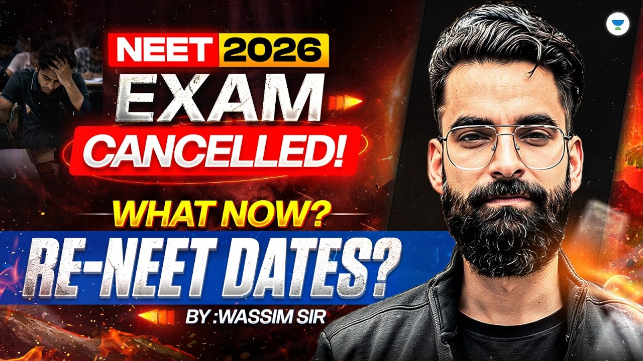 Neet 2026 cancelled! What now? Reneet Dates? | Wassim Bhat sir
