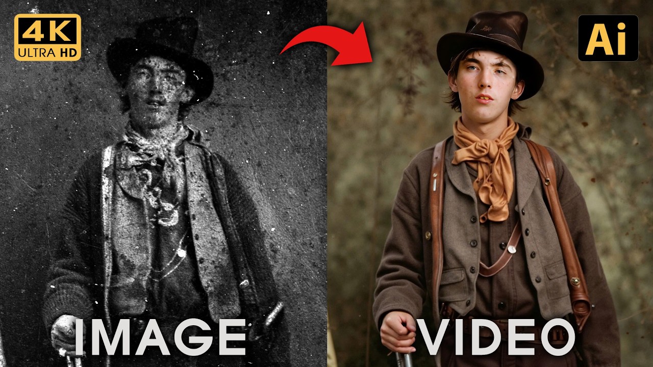 20 Wild West Legends Brought Back to Life using AI Vol.1 | Billy the Kid, Wyatt Earp, etc.