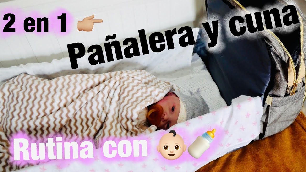 PAÑALERA que se convierte en CUNA! Rutina con mi Bebé Sonia  Elyse de Cassie Brace