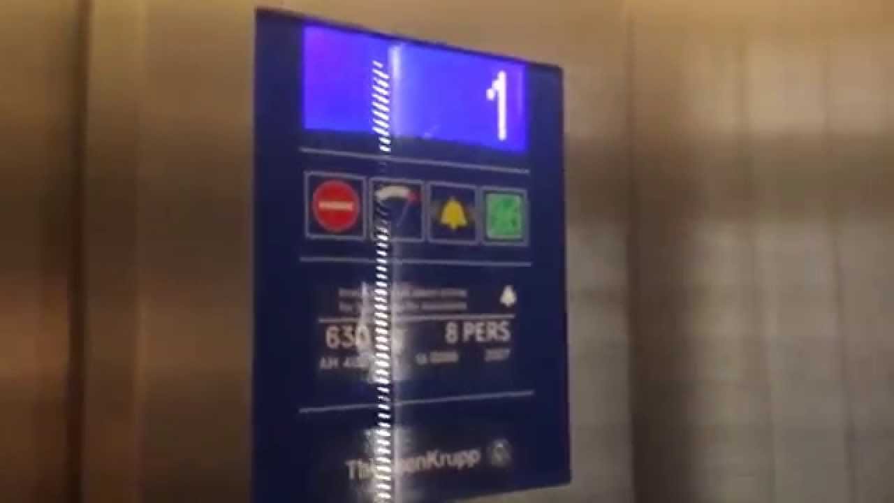 ThyssenKrupp MRL Elevator At The Lisburn Train Station