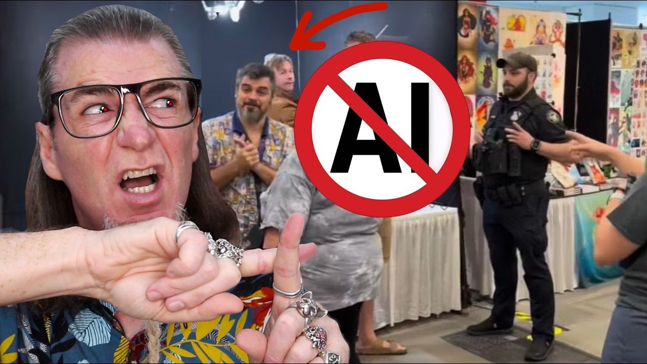 EXPULSAN a ARTISTA por usar IA en la FERIA DRAGON CON