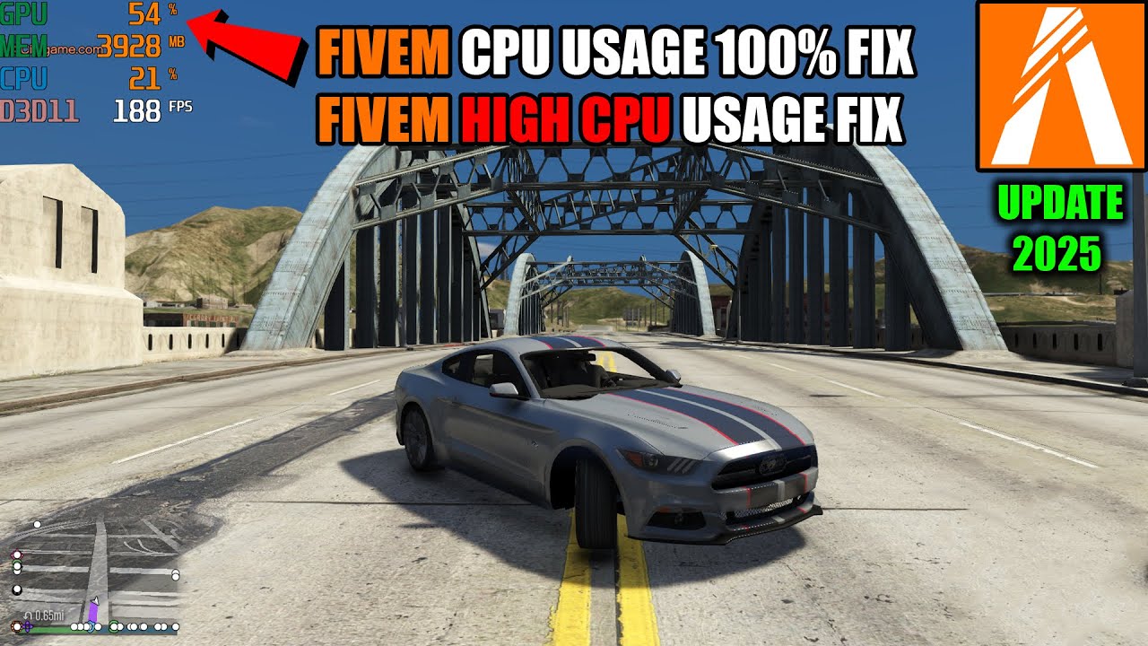 FiveM CPU Usage 100 Fix ✅ | FiveM High CPU Usage Fix 2025 | FiveM Optimization Guide!