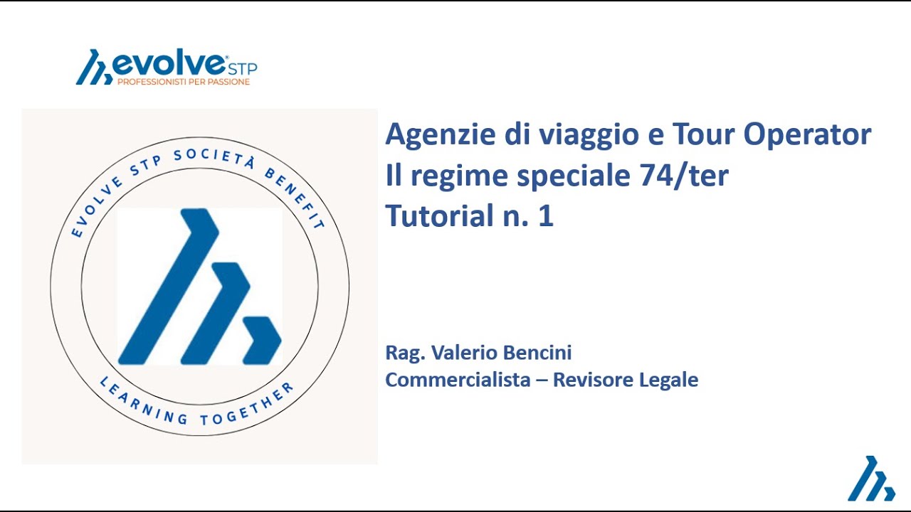 Regime 74/ter - tutorial 1