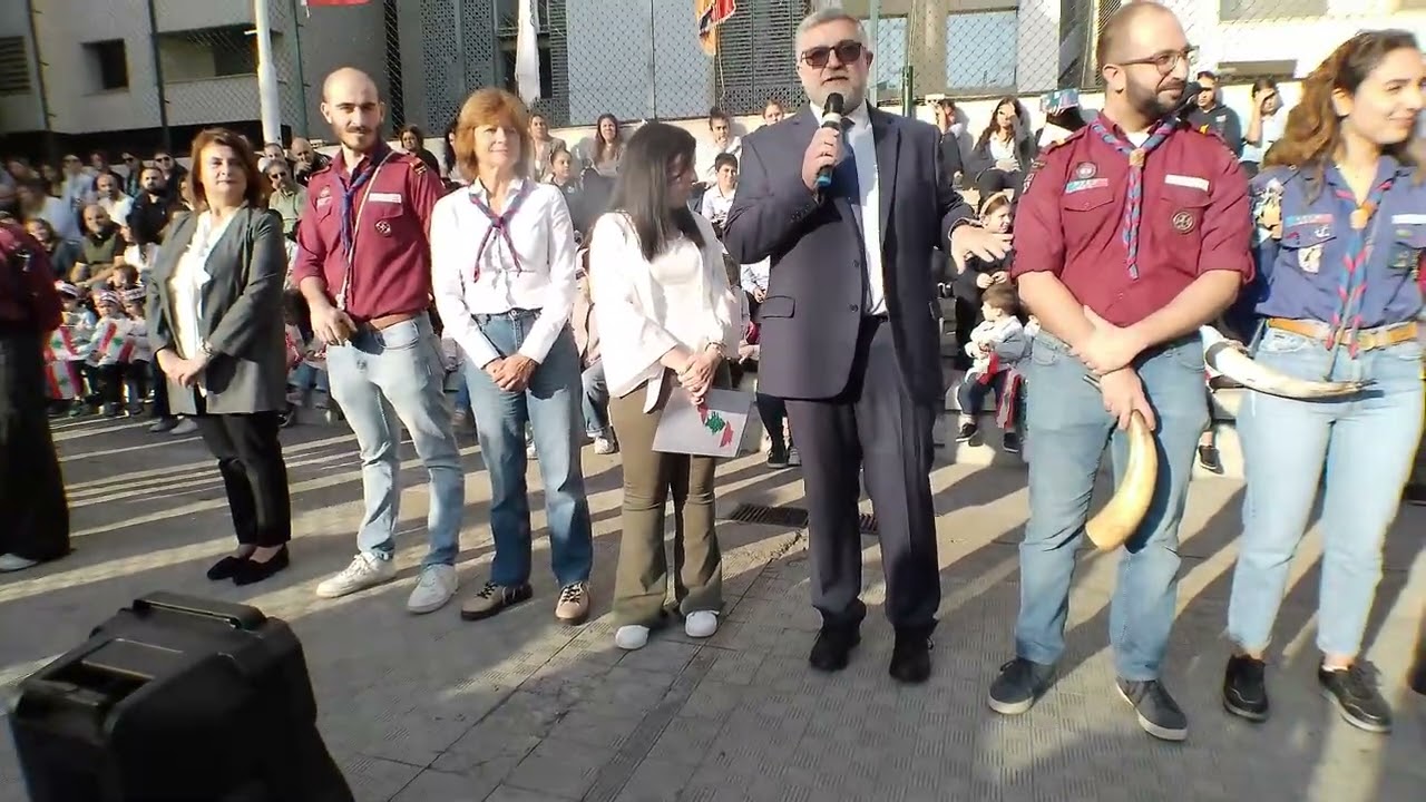 Flag-raising ceremony dedicated to the Lebanese Independence Day
