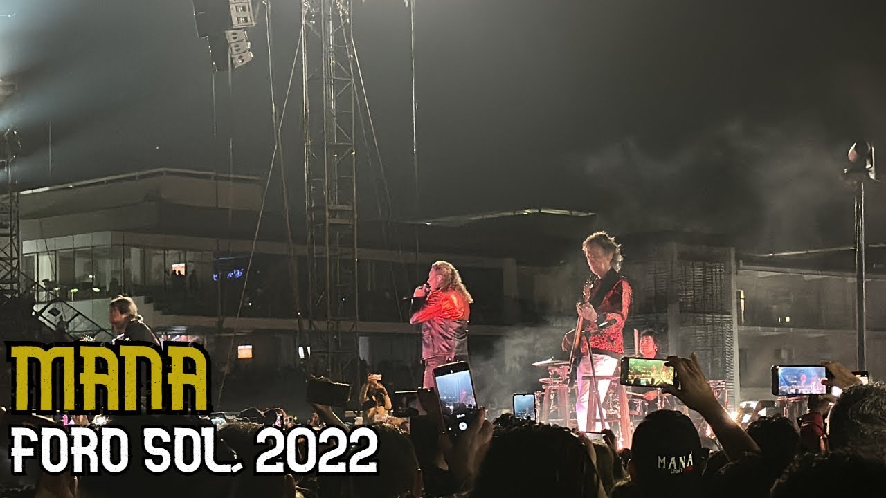 El regreso de Maná a la Ciudad de México! ¡Foro sol 2022!