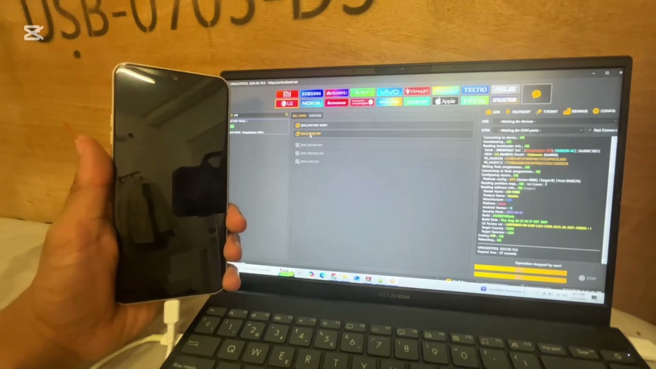 All LG v60 thinQ frp One Click by unlock tool 2025