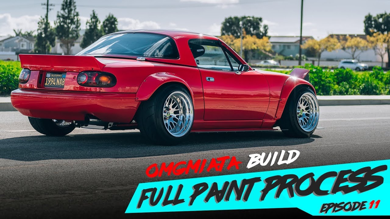 ROCKET BUNNY MIATA FULL PAINT PROCESS | #OMGMIATA | EP11 | [4K]