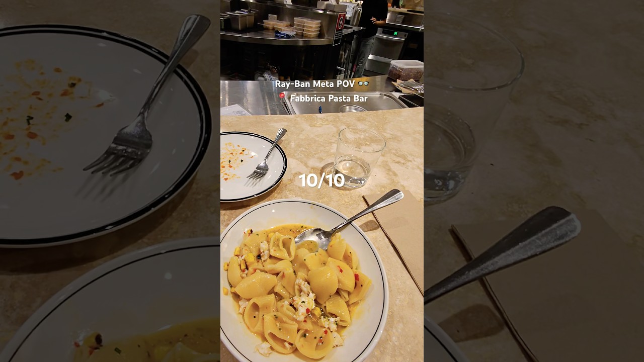 Ray-Ban Meta POV #30 👓 Best Pasta in Sydney? 🍝 #pastaislife #pastalover