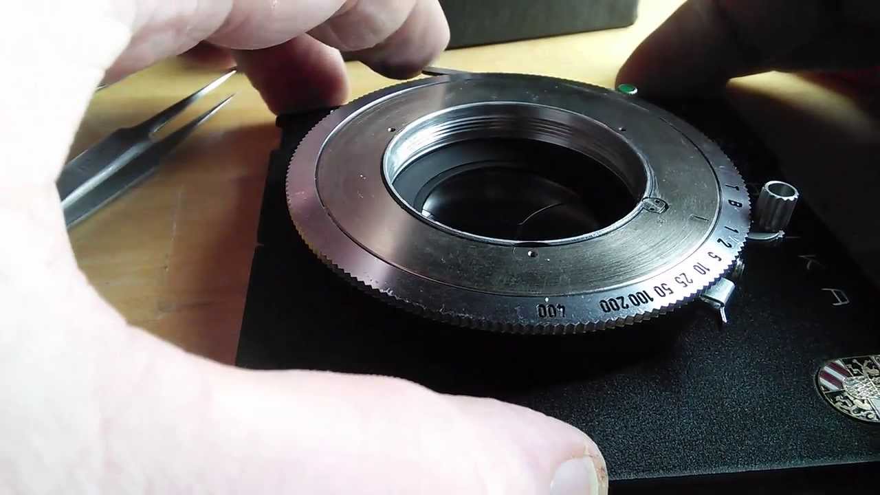 Synchro Compur 1MX 1307-000 - 3 with face plate