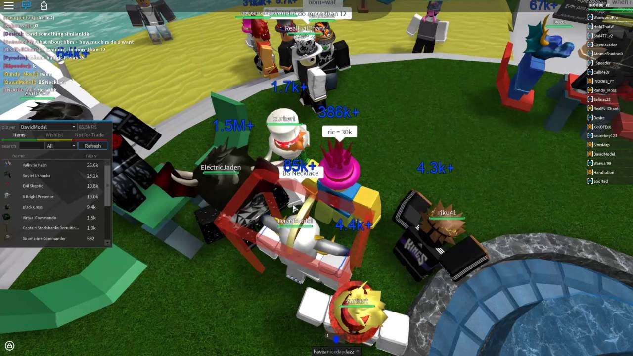 ROBLOX Trading to Dream Hats: What You All Wanted... TRADE HANGOUT!!!! #5