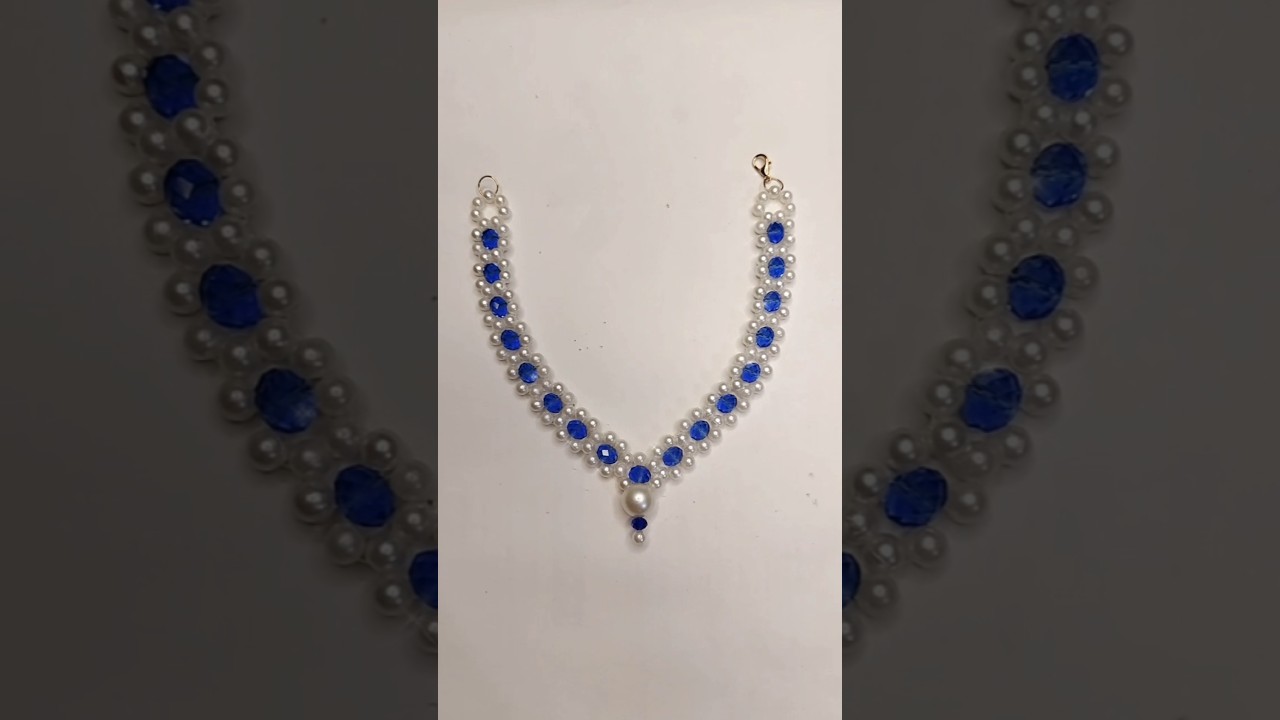 Diy Bead Necklace Tutorial 🥰 