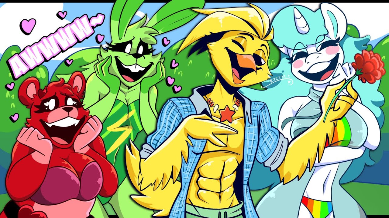 Bobby BearHug и Kickin Chicken x CraftyCorn's Cute Crush | Poppy Playtime, глава 3┃Comic Dub