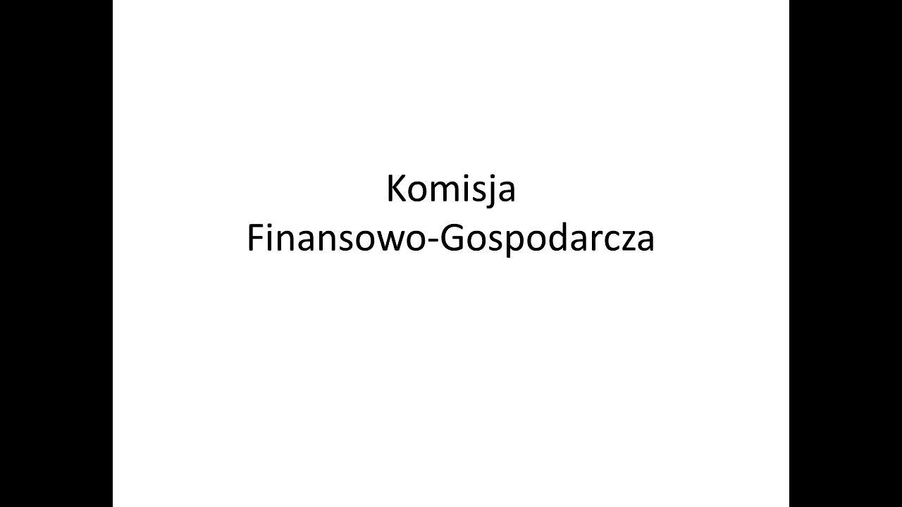 Komisja Finansowo-Gospodarcza Nr XX - Rada Miasta Kędzierzyn-Koźle