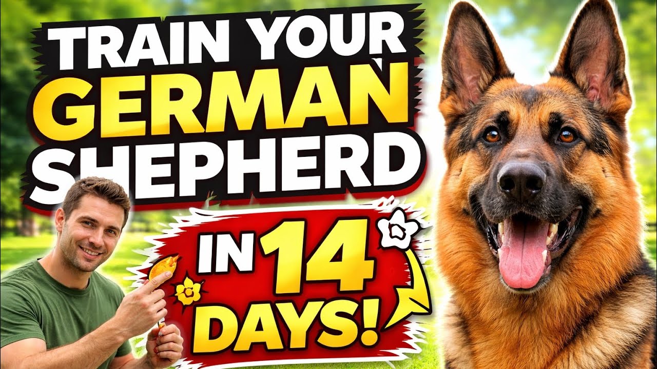 Train Your German Shepherd Like a PRO in Just 14 Days (Step-by-Step Guide)
