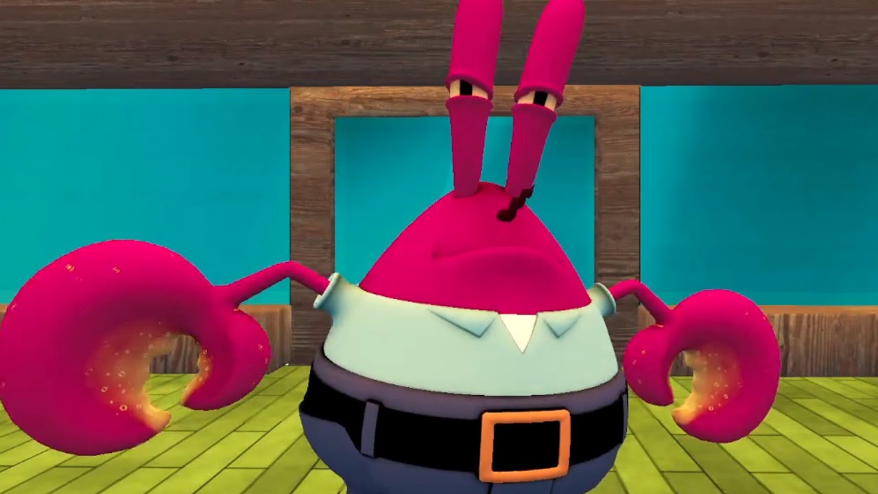i go to the krusty krab without money
