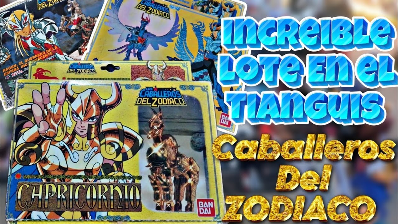 Impresionante lote de caballeros del Zodiaco vintage.
