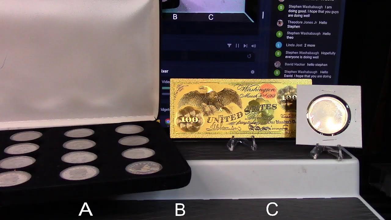 We Are Selling JEWELRY, Coins, Currency, Silver, Precious Metal LIVE Now!