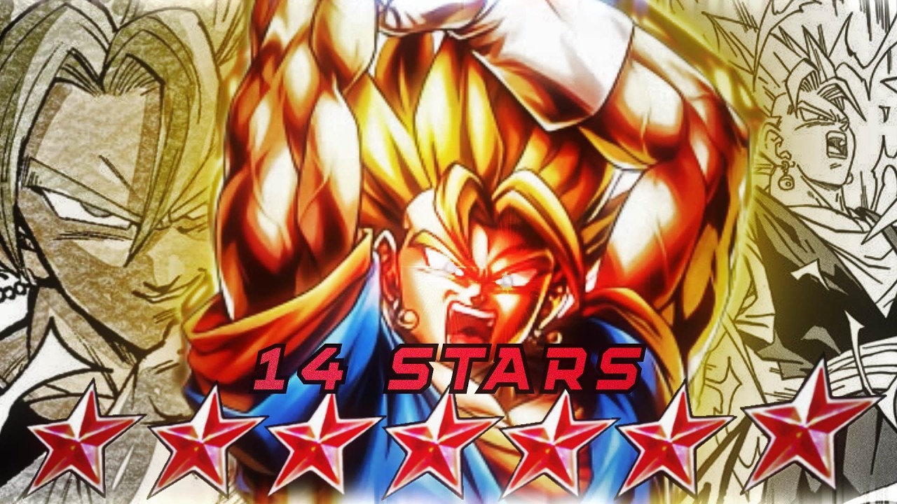 (DragonBall Legends) 14 STAR MAX ARTS BOOSTED LR SUPER VEGITO 2 SHOTS FUSING SUPER GOGETA!!!!!