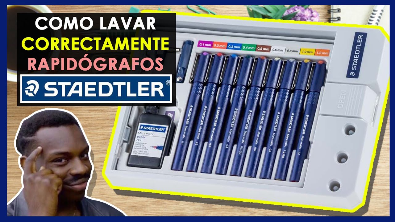 COMO LIMPIAR ESTILÓGRAFOS / RAPIDÓGRAFOS CORRECTAMENTE STAEDTLER