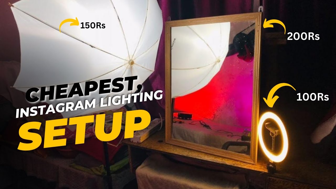 How to make mirror reels in HD quality🔥 | Lighting setup tour🤩 | Hd reel kaise banaye | Mirror Reels