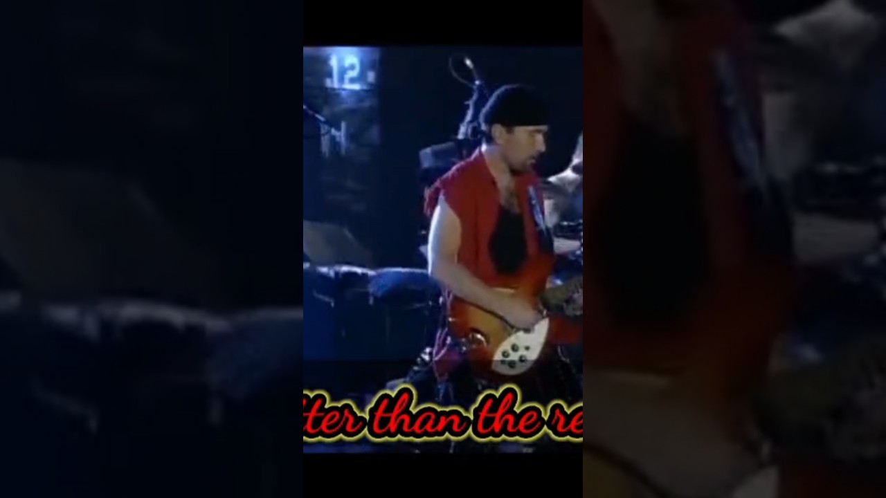 U2 Edge's best live Guitar solos serie - Even Better than the real thing 