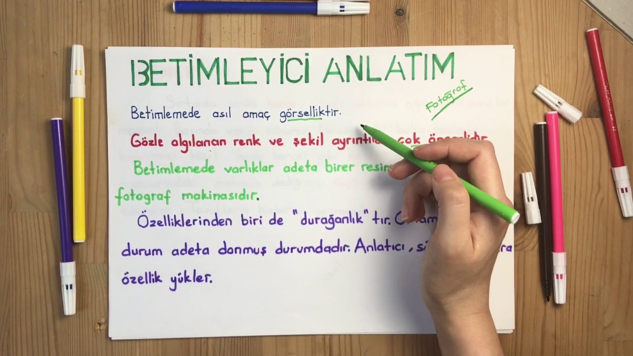 ANLATIM BİÇİMLERİ- SİBEL HOCA