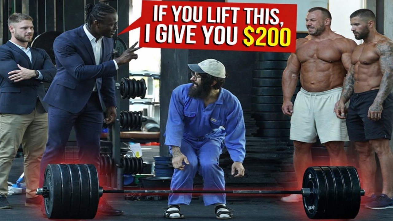 Legendary Anatoly Stuns Muscle Giant With One Arm 💪🧹 | Anatoly Gym Prank