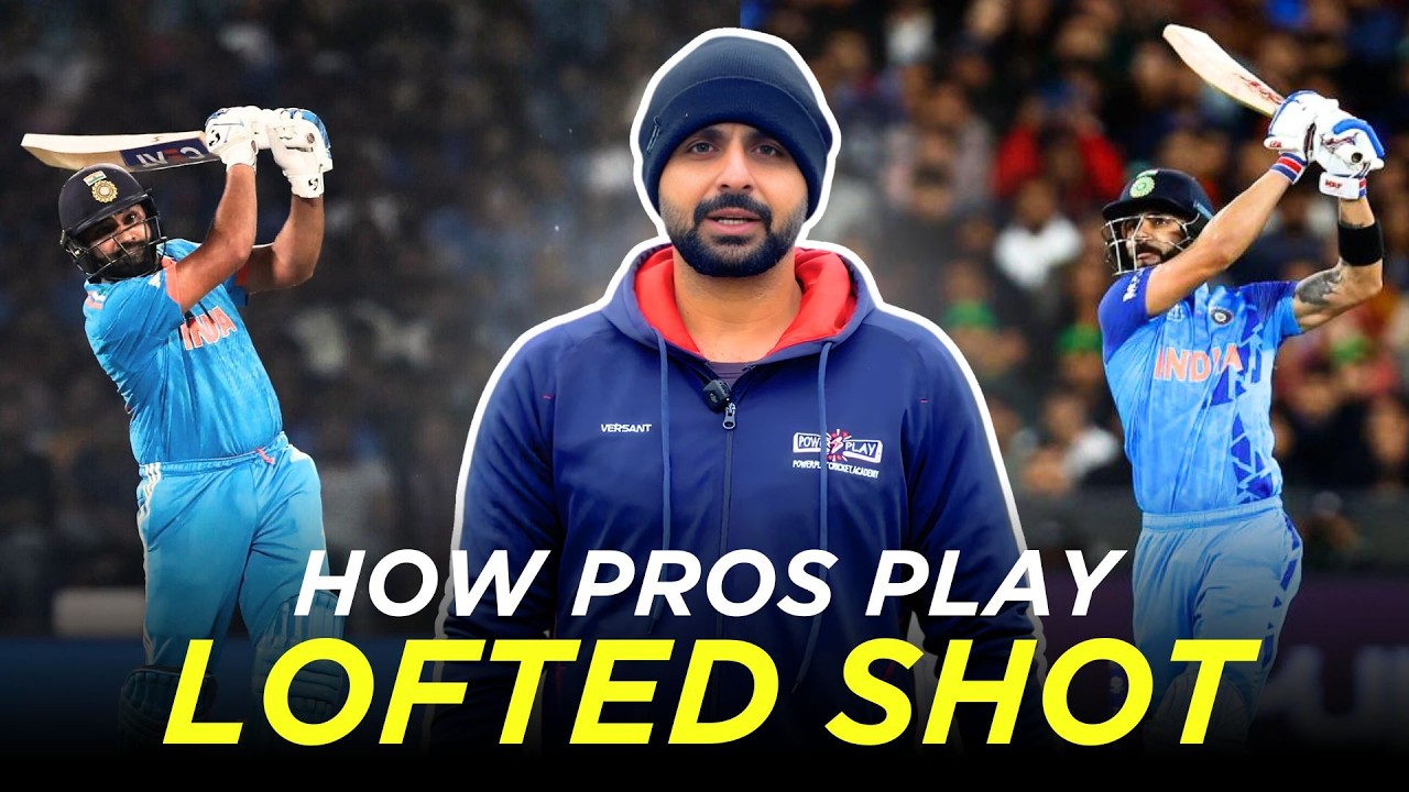 How Pro Cricketers Play Lofted Shots (Step-by-Step Guide) | Taruwar Kohli | Cricket Masterclass