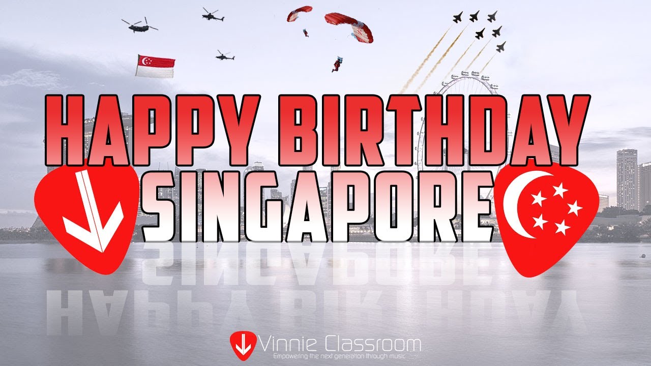 Top 9 Super Classic Singapore National Day Songs - Rearranged by Vinnie Classroom (Lyric Video)