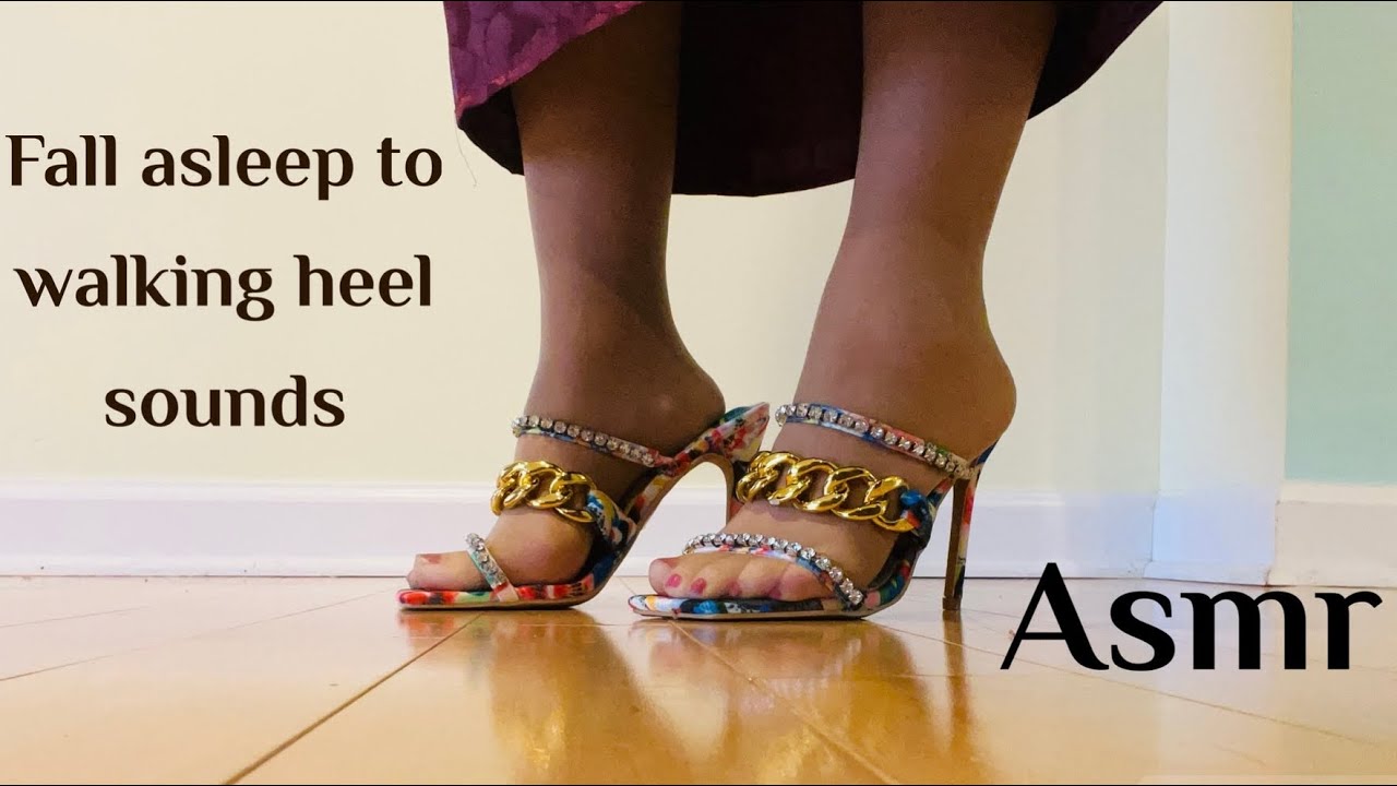 Fall Asleep to Walking Heel Sounds ~ASMR~