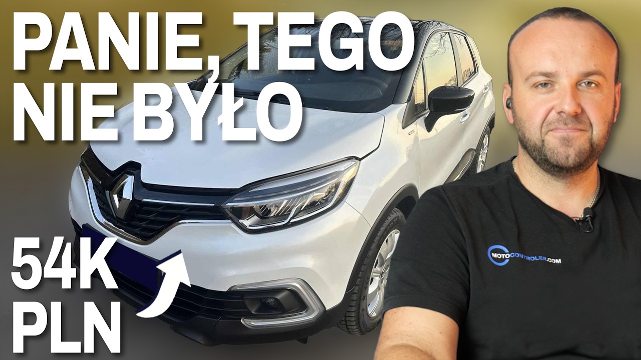 Panie, tego nie było! - Renault Captur 1.3 Tce 150 KM 2019 rok 120000 km  54000 zł