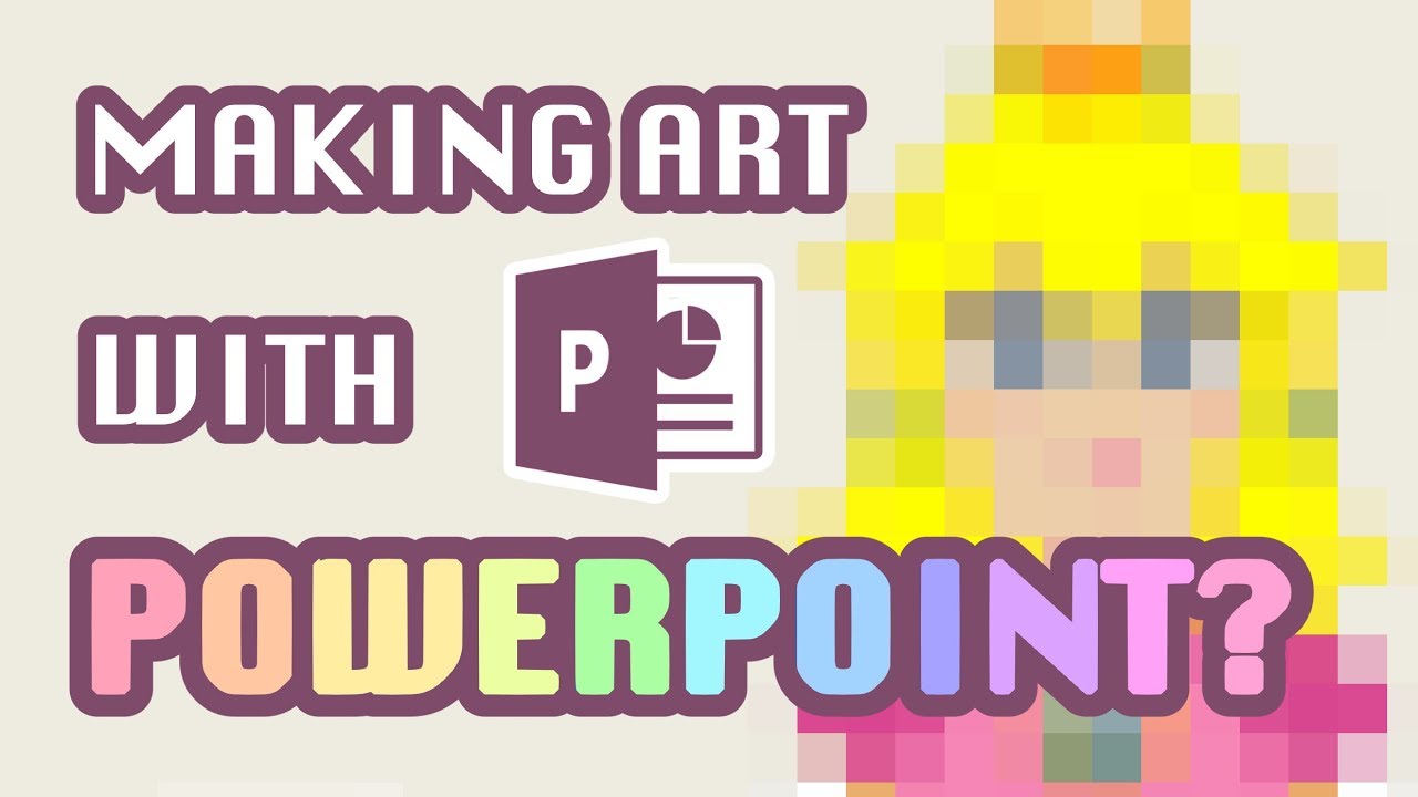 Making art with PowerPoint...(very sorry)