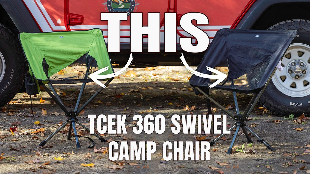 Finally a camp chair I don't hate, the TCEK 360 Swivel