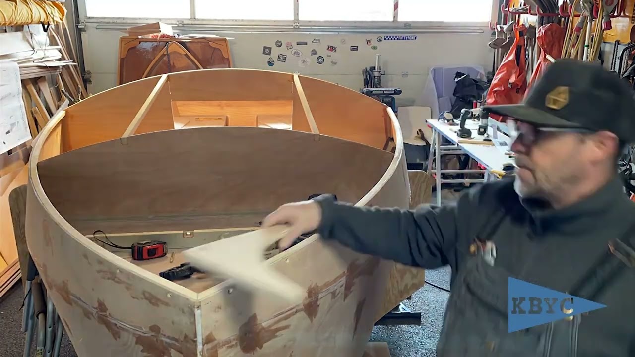 Pocket Ship project. Time-lapse upper breasthook & transom skirt