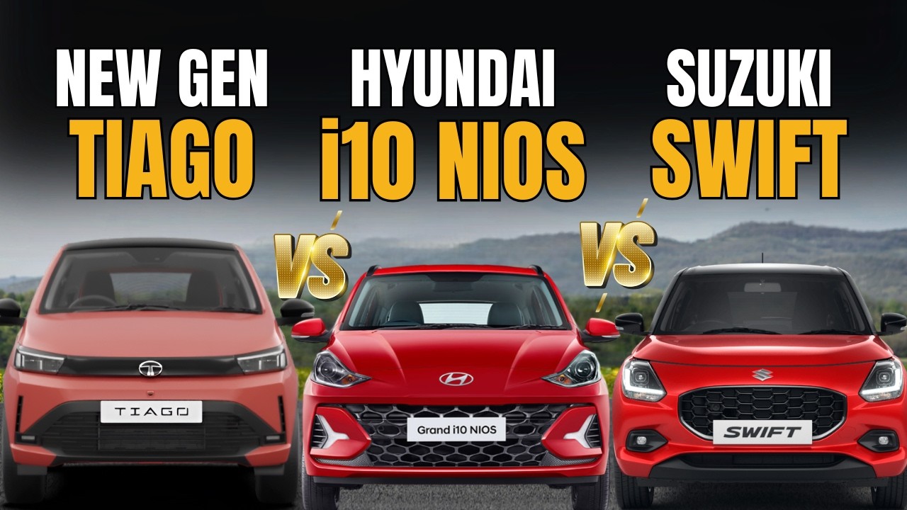 New Tata Tiago vs Hyundai i10 Nios vs Maruti Suzuki Swift | Which is Best?