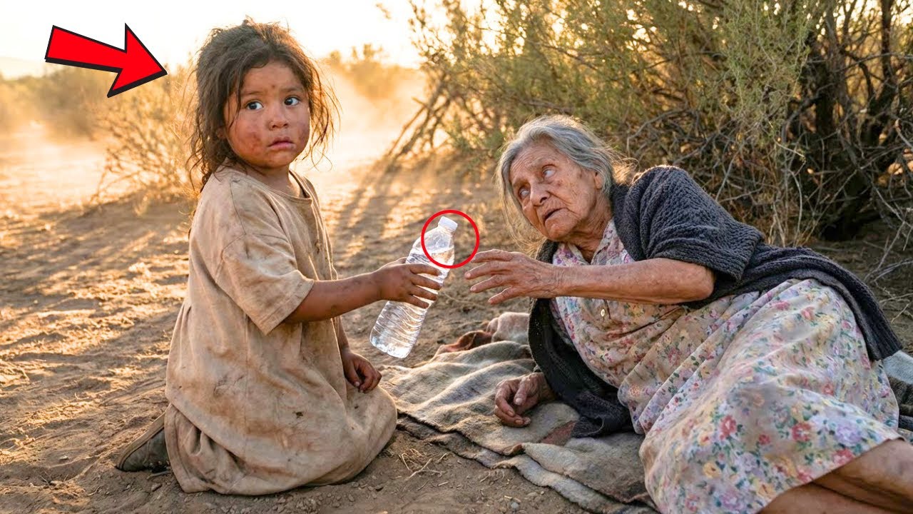 Niña Huérfana Dio Su Única Agua A Una Anciana... Era Millonaria 😭
